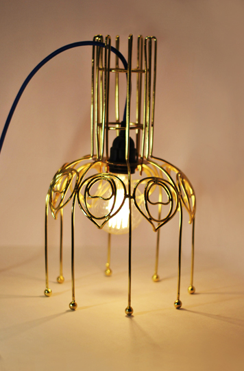 Peacock Lamp